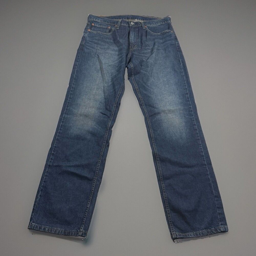 Levi’s 559 Relaxed Straight Jeans Men’s 33x34 Blue Dark Wash Stretch NWOT